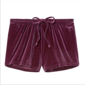 PINK VS Velvet Shorts